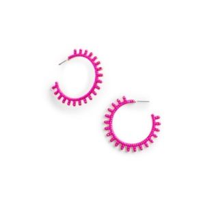 86 York - Marlowe Beaded Hoop Earrings